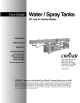 Water/Spray Tanks